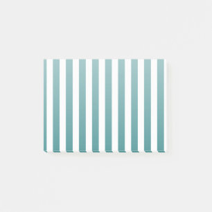 strepen met blauwgroen en wit snoep post-it® notes