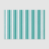 strepen met blauwgroen en wit snoep tissuepapier (Voorkant)