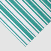 strepen met blauwgroen en wit snoep tissuepapier (Detail)