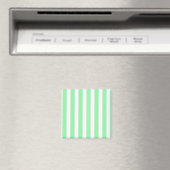 strepen met groene en witte snoep magneet (Insitu (Vaatwasser))