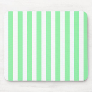 strepen met groene en witte snoep muismat