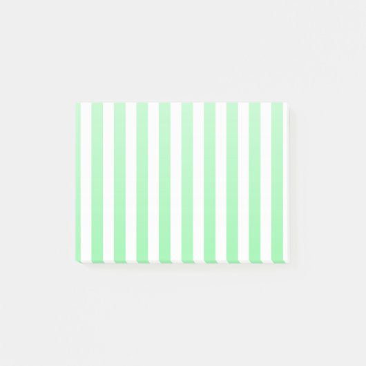 strepen met groene en witte snoep post-it® notes (Voorkant)