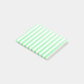 strepen met groene en witte snoep post-it® notes (Schuin)