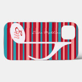 Strepen met muzieknoot Case-Mate iPhone case (Achterkant (horizontaal))