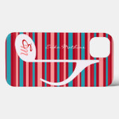 Strepen met muzieknoot Case-Mate iPhone case (Achterkant (horizontaal))