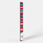 Strepen met muzieknoot iPhone hoesje (Rechterkant)