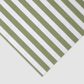 strepen met olijfgroen en wit snoep tissuepapier (Detail)
