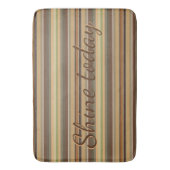 Strepen met perzik badmat (Voorkant Verticaal)