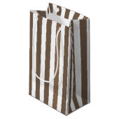 strepen met witte snoep klein cadeauzakje (Voorkant Gekanteld)