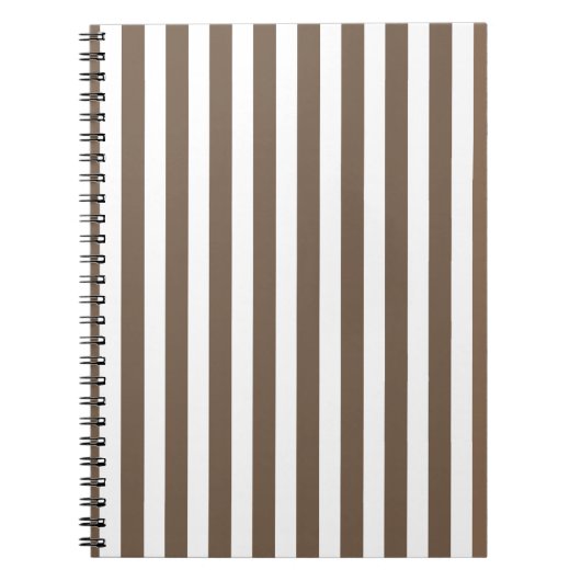 strepen met witte snoep notitieboek (Voorkant)