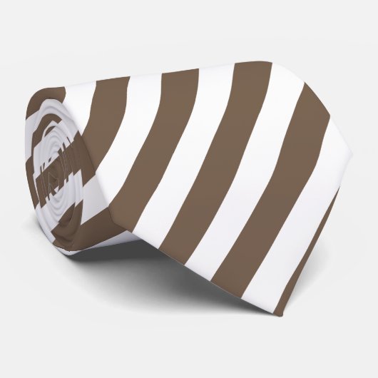 strepen met witte snoep stropdas (Opgerold)