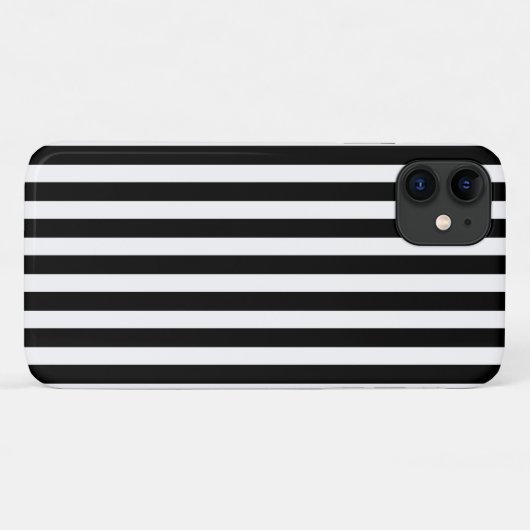strepen met zwart-wit snoep Case-Mate iPhone case (Achterkant (horizontaal))