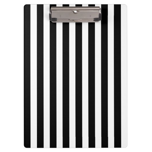 strepen met zwart-wit snoep klembord (Voorkant)