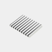 strepen met zwart-wit snoep post-it® notes (Schuin)