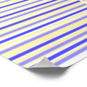 Strepen Moderne abstracte kunst Poster (Hoek)
