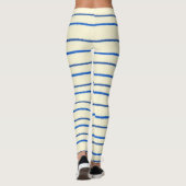 Strepen Moderne kunst Leggings (Achterkant)
