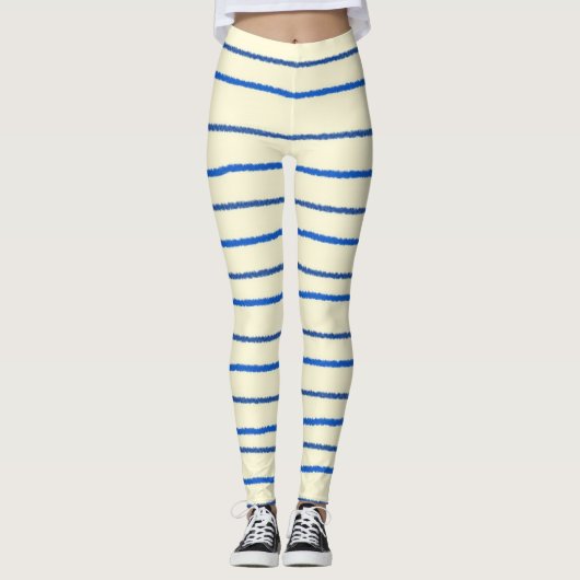 Strepen Moderne kunst Leggings (Voorkant)