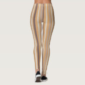 Strepen Naadloze Patroon Leggings (Achterkant)