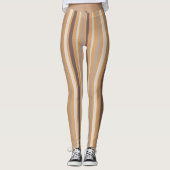 Strepen Naadloze Patroon Leggings (Voorkant)