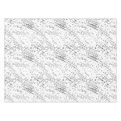 Strepen of stippen zwart, wit, grijs patroon tafelkleed (Voorkant (Horizontaal))