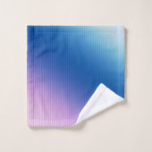 strepen, ombre, roze gradiënt bad handdoek (Wasdoekje)