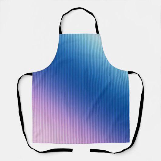 strepen, ombre, roze gradiënt schort (Voorkant)