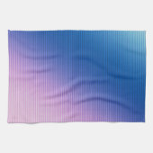 strepen, ombre, roze gradiënt theedoek (Horizontaal)