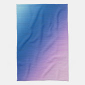 strepen, ombre, roze gradiënt theedoek (Verticaal)