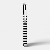 Strepen op strepen in zwart-wit Case-Mate iPhone case (Achterkant / Links)