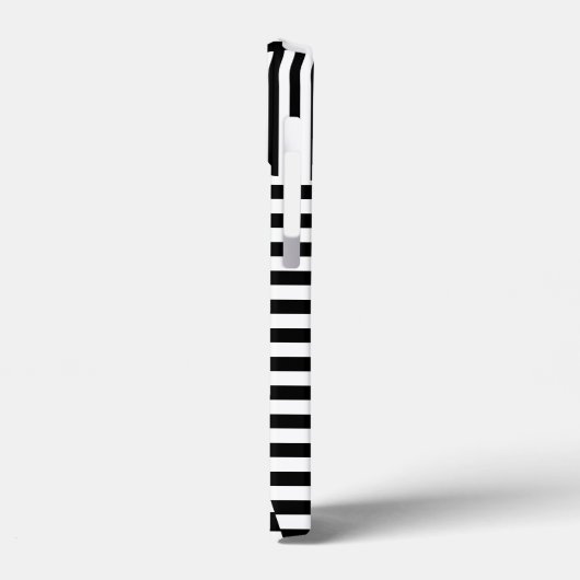 Strepen op strepen in zwart-wit Case-Mate iPhone case (Achterkant / Links)