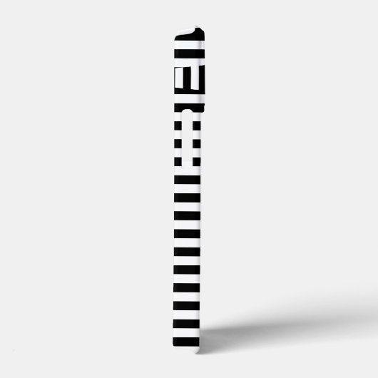 Strepen op strepen in zwart-wit Case-Mate iPhone case (Achterkant / Rechts)