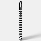 Strepen op strepen in zwart-wit Case-Mate iPhone case (Achterkant / Links)