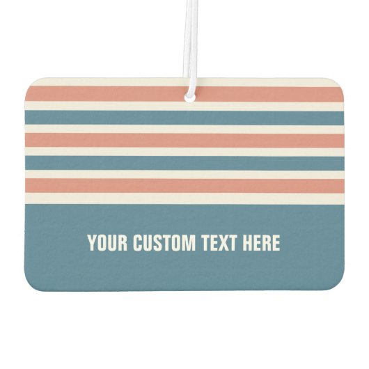 Strepen Patroon aangepaste auto luchtverfrisser (Achterkant)