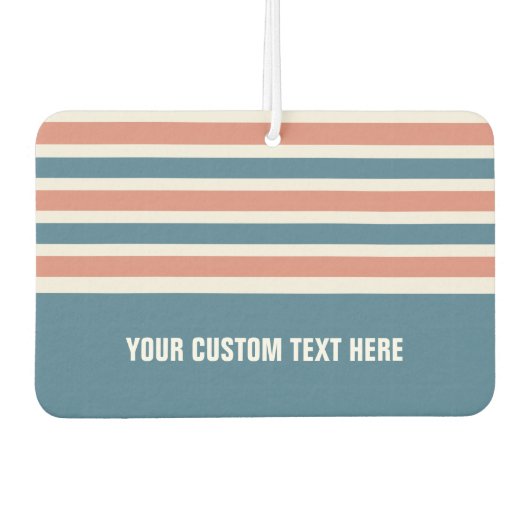 Strepen Patroon aangepaste auto luchtverfrisser (Voorkant)