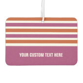 Strepen Patroon aangepaste auto luchtverfrisser (Achterkant)