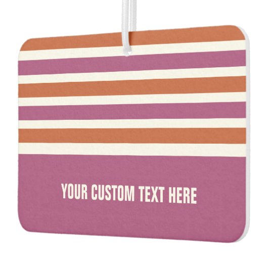 Strepen Patroon aangepaste auto luchtverfrisser (Links)