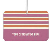 Strepen Patroon aangepaste auto luchtverfrisser (Voorkant)