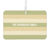 Strepen Patroon aangepaste auto luchtverfrisser (Achterkant)