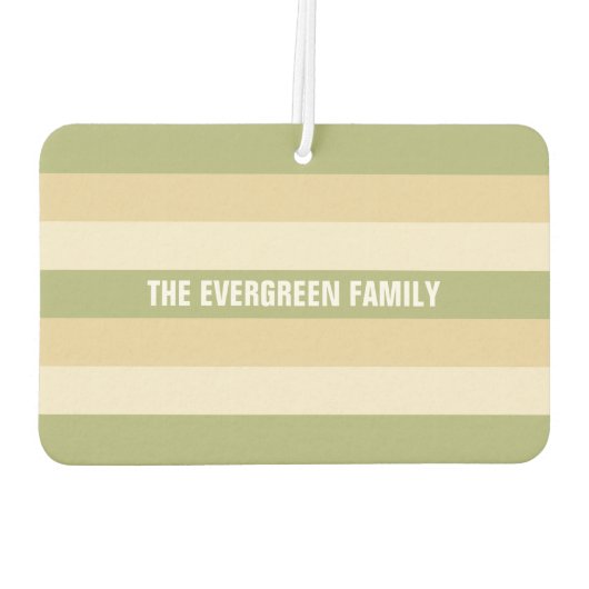 Strepen Patroon aangepaste auto luchtverfrisser (Achterkant)