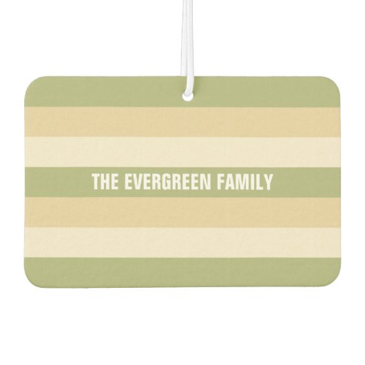 Strepen Patroon aangepaste auto luchtverfrisser (Voorkant)