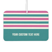 Strepen Patroon aangepaste auto luchtverfrisser (Voorkant)