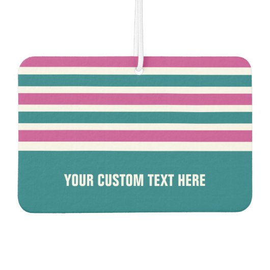 Strepen Patroon aangepaste auto luchtverfrisser (Voorkant)