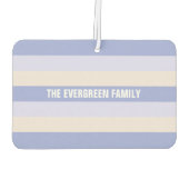 Strepen Patroon aangepaste auto luchtverfrisser (Achterkant)