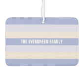 Strepen Patroon aangepaste auto luchtverfrisser (Voorkant)