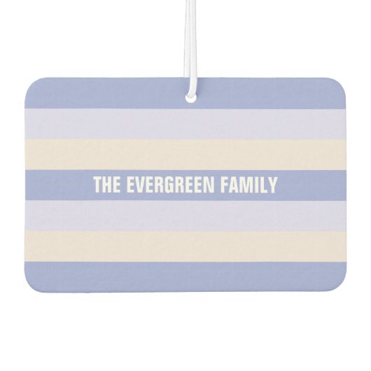 Strepen Patroon aangepaste auto luchtverfrisser (Voorkant)