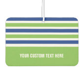 Strepen Patroon aangepaste auto luchtverfrisser (Voorkant)