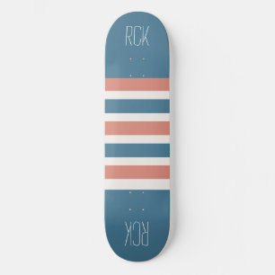 Strepen Patroon aangepaste monogram skateboards