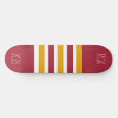 Strepen Patroon aangepaste monogram skateboards (Horizontaal)