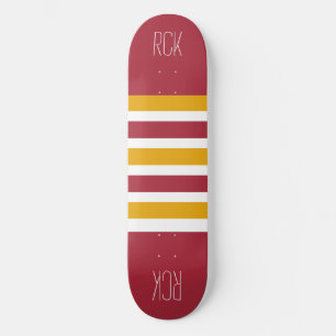 Strepen Patroon aangepaste monogram skateboards