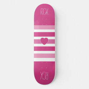 Strepen Patroon aangepaste monogram skateboards